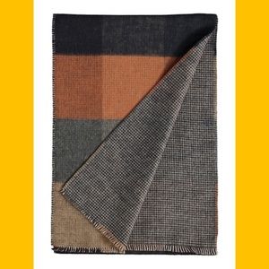 Black Brown 1826 Reversible Colourblock Scarf